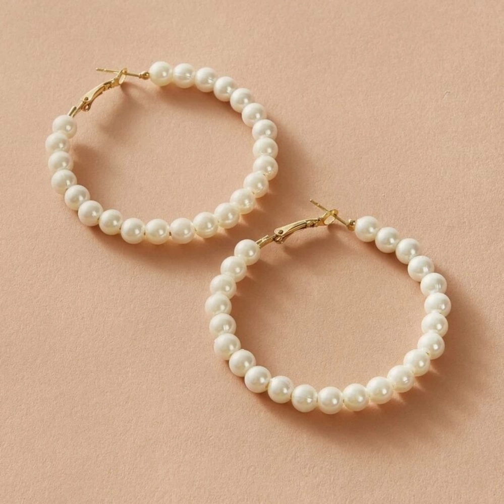 Pearl earrings - Picture 2 of 2
